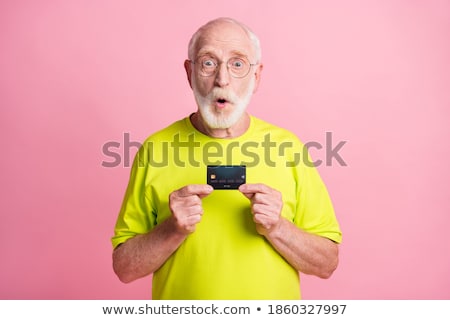 Foto stock: Shocked Old Man