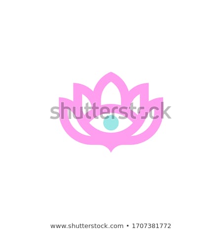 Foto stock: Vision Eye Logo With Harmony Symbol