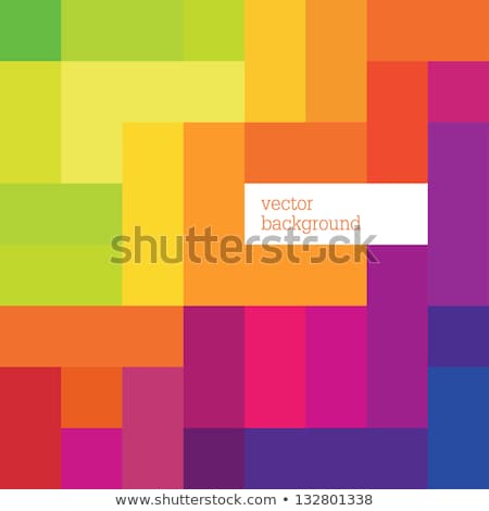 Abstract Colored Square Pixel Mosaic Stock fotó © pashabo