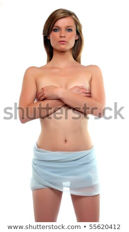 Foto stock: Seductive Blond Woman With Tempting Slim Body