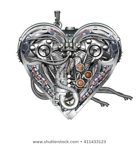 Stock foto: Technically Mechanical Heart