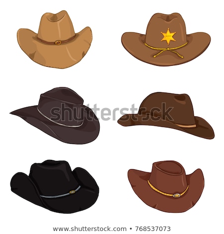 Stock fotó: Headdress Cowboy Hat