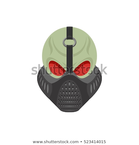 Сток-фото: Skull Protective Mask Hell Defender Terrible Headache Skeleto