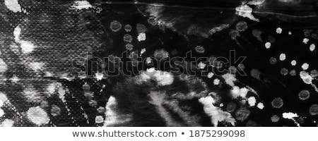 Stock photo: Black Crumpled Paper With Wreath