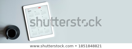 Foto stock: Cup Of Coffee On Simply Work Table