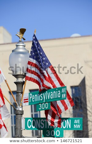 Сток-фото: White House Pennsylvania Ave Washington Dc