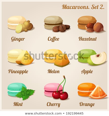 Stockfoto: Coffee And Macaron Cookies
