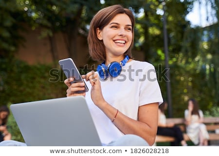 [[stock_photo]]: Ortrait · d'une · jeune · femme · calme