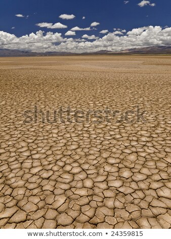 Stock photo: Large Field Of Baked Earth After A Long Drought