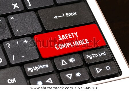 Stock photo: Keyboard With Red Button - Downsizing 3d