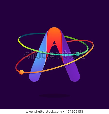 Stock photo: Physics Letter For Atom