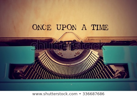 Typewriter - Once Upon A Time Foto stock © nito