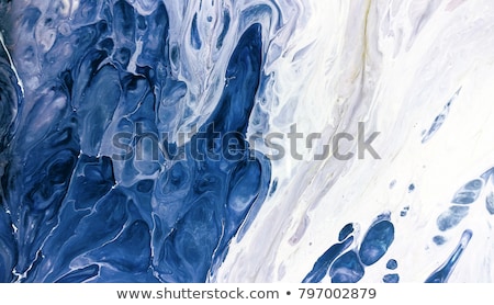 Сток-фото: Abstract Fragmented Pattern In Purple Blue On White