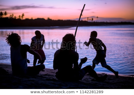 Сток-фото: Capoeira At Sunset