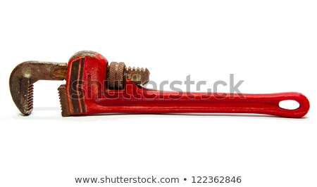 Stock foto: Used Plumber Wrench