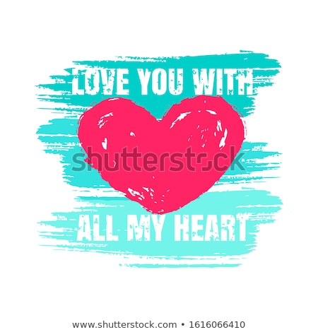 Сток-фото: Printable Tshirt Graphic  Valentine Hearts