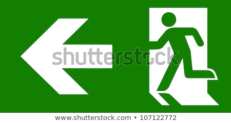 Foto stock: Exit Sign Emergency