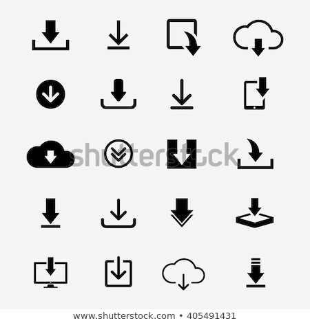 Stock photo: Cloud Computing Upload And Download Icons