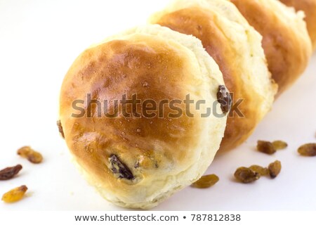 Foto stock: Homemade Raisin Buns