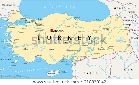 Foto d'archivio: Map Of Turkey Sanliurfa