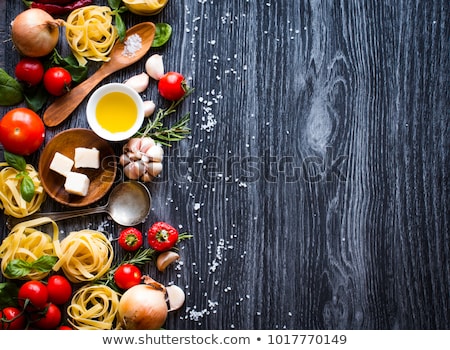Сток-фото: Top View Of All The Necessary Food Component To Make A Classic I