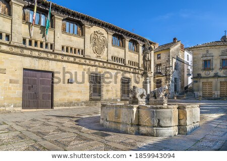 Foto stock: Fountain Of The Lions Baeza