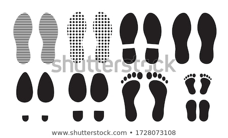 Foto stock: Footprint