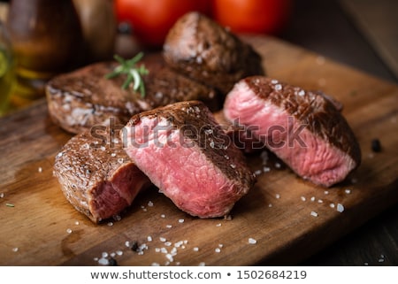 Stock fotó: élszín · steak · vacsora