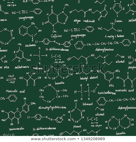 Stock fotó: Chemical Formula Of Ethanol On A Blackboard