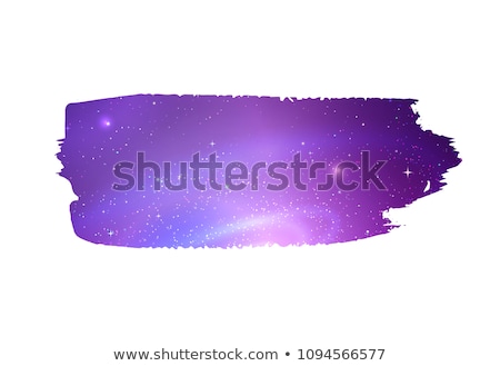 Zdjęcia stock: Watercolor Stain With Glowing Outer Space