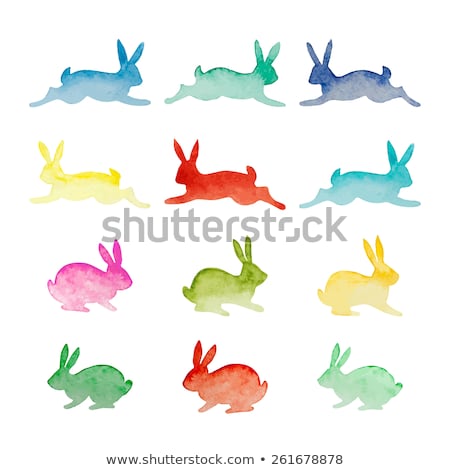 Stok fotoğraf: Easter Animals Clip Art Set