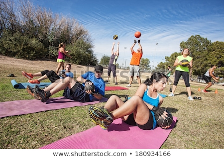 ストックフォト: Training Outdoors