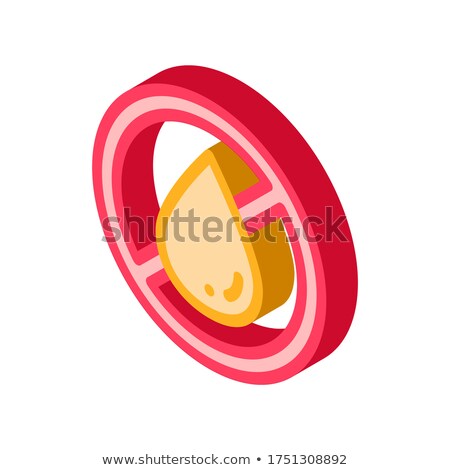 Allergen Free Trans Fat Isometric Icon Vector Illustration Foto stock © pikepicture