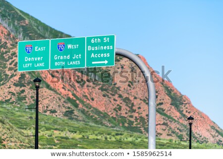 Сток-фото: Denver Highway Sign