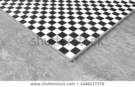 [[stock_photo]]: Hd 3d Render Of Square Pavement Tiles In Gray Stone Concrete