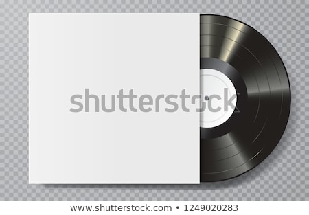 商業照片: Turntable Playing Vinyl Music Record