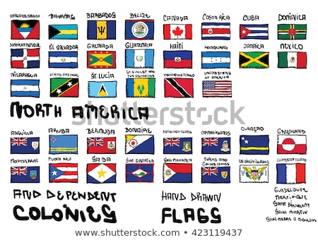 ストックフォト: Handdrawn Flag Of Trinidad And Tobago