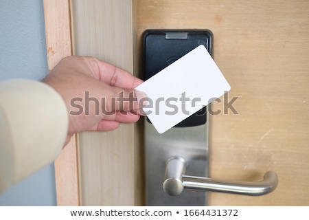 Foto stock: Magnetic Lock Security And Key