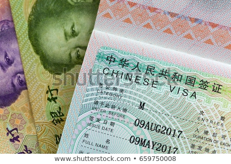 Foto stock: China Visa