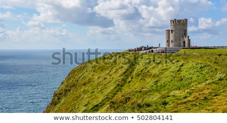 Stock photo: Famous Cliffs Of Moher With Tower Ireland