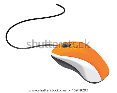 Red Computer Mouse Vector Illustration ストックフォト © igorlale