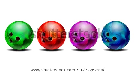 Colorful Bowling Balls Stok fotoğraf © tassel78