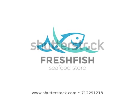 ストックフォト: Fish Logo Template