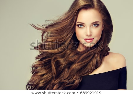 Foto stock: Girl With Beautiful Long Hair