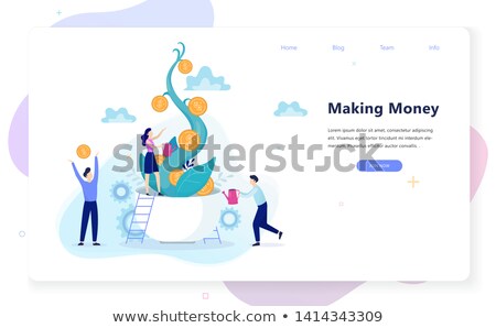 Foto stock: Venture Investment Concept Vector Illustration