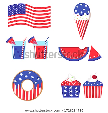 Stock foto: 4th Of July Clip Art Set