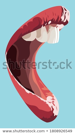 Stockfoto: Open Mouth With Tongue