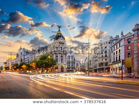 Zdjęcia stock: Gran Via In Madrid Spain Europe