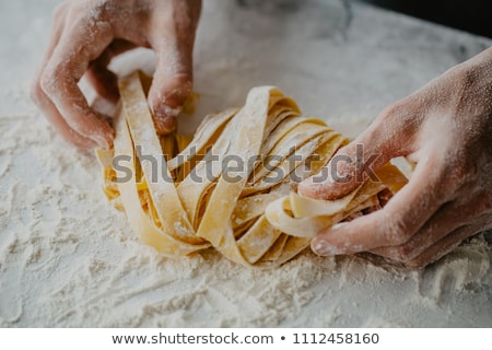 Stockfoto: Preparing Homemade Pasta