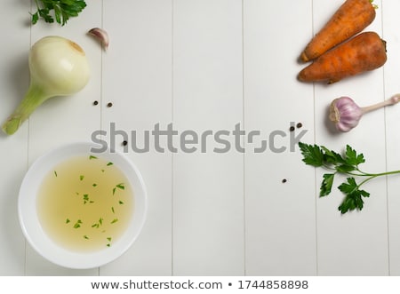 ストックフォト: Bread With Chopped Parsley